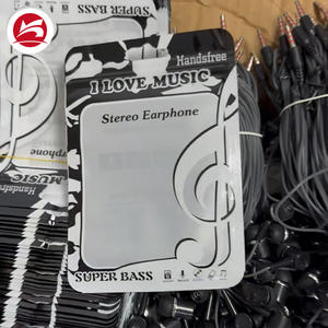 Fábrica al por mayor D21 Auricular con cable con línea luminosa Interfaz <span class=keywords><strong>de</strong></span> 3,5mm Auriculares baratos con chipset JL Envío gratis Manos libres - Product Image 3