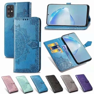Funda de Teléfono de Cuero PU al por Mayor de Fábrica para Xiaomi Poco F6, Funda Tipo Cartera con Diseño de Mandala y Correa para iPhone 14 - Product Image 4