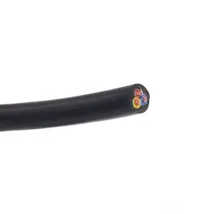 Câble de câblage Flexible H05VV-F coordonné 3g1.5 gaine PVC noire 20A pour les Installations intérieures