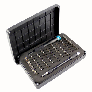Juego de destornilladores 76 en <span class=keywords><strong>1</strong></span> Kit de herramientas de reparación Puntas de destornillador de precisión con bolsa portátil para teléfono/consola de juegos/tableta - Product Image 3