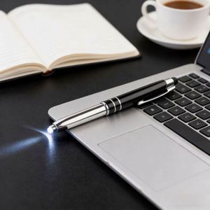 Sy211 Wholesale Stylus Led Light Metal Logo Ball <b>Pen</b> With Flashlight Custom Promotional Gifts - Product Image 5