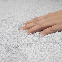 Tapis et moquettes blanches, tailles et couleurs personnalisées, tapis blancs gris clair, sous-couche pour tapis pour salon