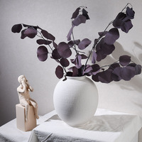 Vase en céramique, design moderne et simple, accessoires pour la maison, fleurs séchées, ornements floraux, décoration de salon, maison simple