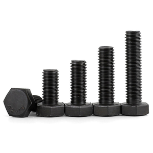 Vis à tête hexagonale ASME ANSI 3/8 7/16" 1/2" UNC UNF en acier au carbone zingué, classe 8.8, M10 <span class=keywords><strong>M13</strong></span> M16/80 - Product Image 5