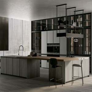 New Arrivals Modular Custom Appliance Cabinet Complete Cuisine Kitchen Cabinet Set - Product Image 1
