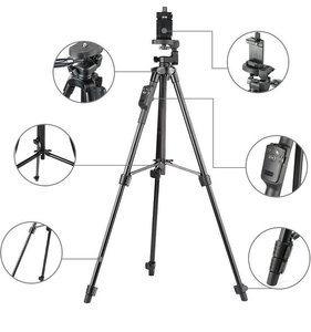 Nuovo arrivo YUNTENG VCT-5208 alluminio lega di magnesio gamba treppiede testa smartphone morsetto treppiedi per fotocamera SLR - Product Image 2