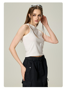 Logo uni personnalisé lavage lourd haut court Slim Fit <span class=keywords><strong>Sexy</strong></span> <span class=keywords><strong>T</strong></span>-<span class=keywords><strong>shirt</strong></span> de haute qualité pour les femmes bébé Tee Y2k - Product Image 6