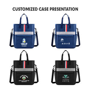 Sac à bandoulière personnalisé avec logo imprimé, sac à main imperméable pour femme, sac bandoulière pour homme, sac d'école avec bande réfléchissante - Product Image 2