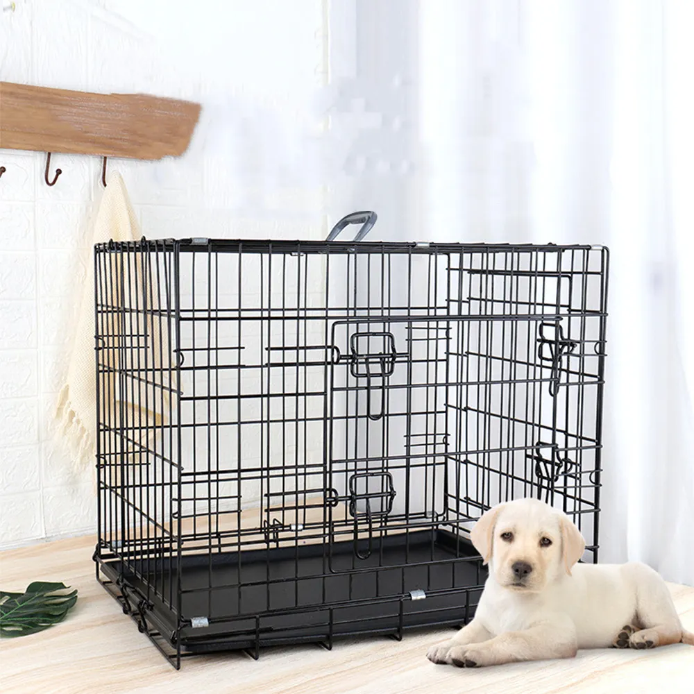 Folding Wholesale Metal Large Dog Kennels Large Outdoor Pet Cages Dog Kennel Pet Cages With Portable Handle