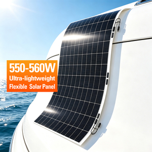 แผงโซลาร์เซลล์แบบยืดหยุ่น 550w 560w ชนิด N แบบม้วนได้ - Product Image 1