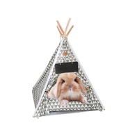 Outdoor tragbare Tipi Ent Großhandel faltbare abnehmbare Haustier Zelt Katze Hunde haus für Welpen Schlaf bett