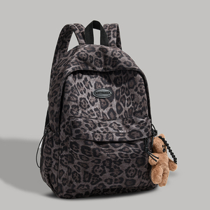 Sac à dos pour femmes à motif d'impression numérique personnalisé rose Sac pour ordinateur portable antichoc Sac à dos scolaire grande capacité - Product Image 5