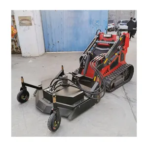 Factory Best-Selling Dual-Purpose Mini Skid Steer Loader Direct Mower With High-Flow Hydraulics - Construction Equipment