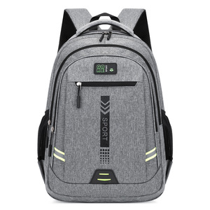 Student <b>Backpack</b> <b>15</b> <b>Inches</b> Solid Color Unisex <b>Laptop</b> Bag For School Travel - Product Image 4