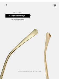 Gafas de Sol Unisex con Marco Completo, Estilo Ojo de Gato, Metal y PC, Degradado, UV400, Retro Europeo Americano, Nuevas - Product Image 4