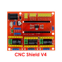 Nouveau bouclier V4 bouclier V3 Machine à graver/imprimante 3D/A4988 carte d'extension de pilote pour Kit de bricolage arduino