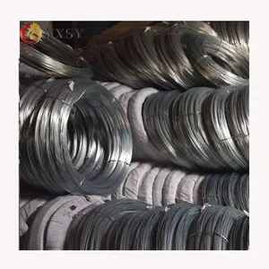 Bobina de alambre de acero galvanizado, 12 calibres, 500kg, alambre de hierro de acero galvanizado sumergido en caliente