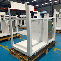 Support de batterie en acier pour tôle OEM, forme en L, soudage en acier, revêtement en poudre, cadre de batterie pour nouvelle énergie, grand support de sol