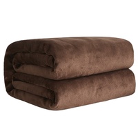 Couverture en flanelle molletonnée avec Logo personnalisé de haute qualité, taille Super confortable pour la maison/