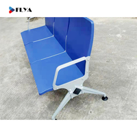 Chaise d'attente de haute qualité et économique pour espaces publics, siège d'attente en PU pour hôpital avec table latérale, chaises d'attente pour aéroport 2, 3, 4, 5 places