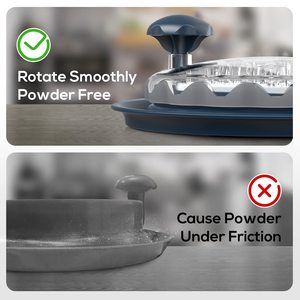 Ciotola per trituratore di carne di pollo rotonda di fabbrica con Base antiscivolo e coperchio trasparente - Product Image 5