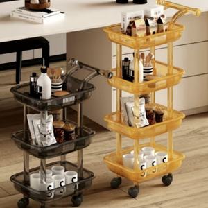 Chariot de salon à 3 niveaux Wss 2025 Sober Wholesale White, pour stylistes, véritable assistant personnel, noir, en plastique de luxe, pour salon de beauté - Product Image 3