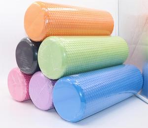 SANFAN all'ingrosso di EVA schiuma rullo di Yoga colonna di 60cm solido di Yoga rullo di esercizio di massaggio della parte posteriore della coscia <span class=keywords><strong>palestra</strong></span> - Product Image 1