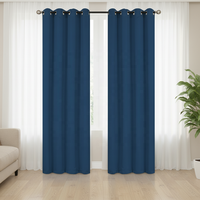 Rideaux occultants modernes en polyester tissé imprimé à chaud, haute occultation, isolants, personnalisables, toutes saisons, pour salon et chambre