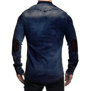 ¡Novedad de 2020! Camisa vaquera informal para <span class=keywords><strong>hombre</strong></span>, camisa de manga larga para <span class=keywords><strong>hombre</strong></span> - Product Image 2