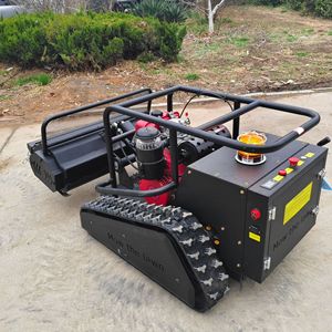 Professional Remote Control Track Lawn Mower 15 Hp Petrol 4 Cycle Rotary Blade For Garden Landscaping - Product Image 3