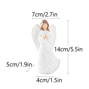 Adornos de resina de estilo europeo, nuevos personajes de Ángel de bendición ecológicos para decoración del hogar, mueble de TV, decorativo de <span class=keywords><strong>hadas</strong></span> de Navidad - Product Image 4