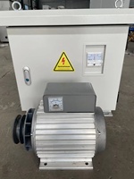 Groupe électrogène diesel à aimants permanents en terres rares triphasé 220V 10kW 50/60Hz, type silencieux ATS, système de refroidissement par eau, auto-alimenté