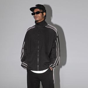 Traje de Hombre Informal de Otoño con Diseño Personalizado, Logotipo Personalizado, Cierre de Cremallera Simple y Holgado - Product Image 3