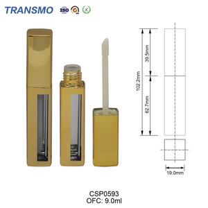 Tubes de gloss à lèvres givrés, contenants de gloss à lèvres mignons, tube en plastique pour gloss à lèvres, tube de gloss à lèvres avec applicateur en silicone - Product Image 2