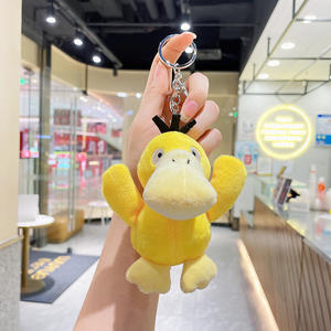 Vente en gros d'usine, jouets en peluche Pokémon de 10 à 15 cm, porte-clés, adorable Pikachu, Jenny Turtle, petit dragon de feu, porte-clés en peluche, jouets - Product Image 6