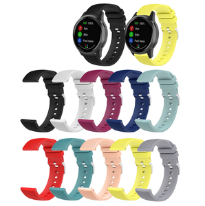 Correa de Silicona Deportiva Universal de 22mm 20mm con Diseño a Cuadros para Reloj <span class=keywords><strong>Garmin</strong></span> <span class=keywords><strong>Vivoactive</strong></span> 6 5 4s 3/Galaxy Watch Active2 - Product Image 1