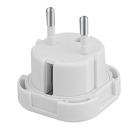 Adaptateur de prise de voyage Royaume-Uni vers UE Adaptateur de prise de voyage UE Convertir la prise britannique à 3 broches de type G en prise européenne à 2 broches de type C E F 100 - 240v