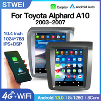 STWEI Android 14 pour Toyota Alphard 1 H10 2002 2003 2004 - 2007 Autoradio Navi Lecteur Multimédia GPS WiFi+4G Vidéo Carplay Auto