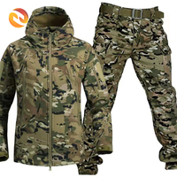 Herren Unisex Winter Work Jacket Set-Dickes Soft shell Sharks kin mit Reiß verschluss Verschluss Samts toff Wind dicht Größe XL