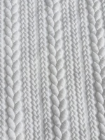Tissu de matelas en polyester tricoté 3D Air Spacer à motif vertical gaufré, personnalisé, pour textile de maison, fourni directement par l'usine