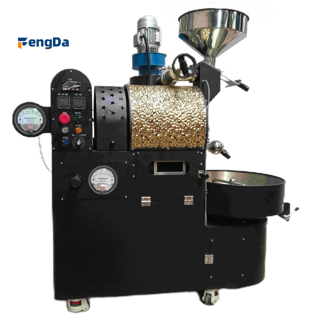 High Quality Coffee Bean Roasting Machine 2KG 3KG Capacity for Home and Shop Applications
