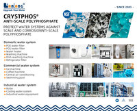 Boule anticalcaire CRYSTPHOS Siliphos à dissolution lente 3 mm, qualité alimentaire NSF, boule anticalcaire Siliphos polyphosphate