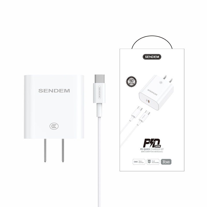 Zc60-c to c set-pd 20w gb fast charge set
