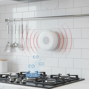Zigbee 传感器智能家居设备 SOS 按钮安全报警系统，检测范围为 10m，采用 ABS 材料 - Product Image 1
