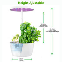 Système de jardin hydroponique intelligent pour la maison, éclairage LED pour la culture des plantes en intérieur, jardinière hydroponique moderne pour le bureau, la chambre à coucher, la cuisine