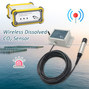 Analizador de CO2 industrial inalámbrico, resistente al agua, con conexión RF, para tanques metálicos, con salida 4-20mA RS485, para medición de CO2 disuelto. - Product Image 1