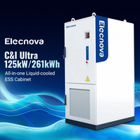 Elecnova Kabinet ESS Off Grid Berpendingin Cairan LiFePO4 All-in-one dengan Perlindungan IP55 dan Komunikasi RS485
