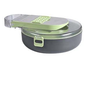 Multifunctional Vegetable <b>Chopper</b> With Container Hand‑press Onion Dicer Slicer Shredder For Kitchen <b>Food</b> Prep - Product Image 4