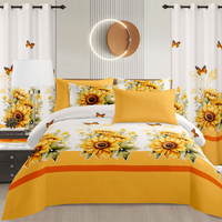 Ensemble de draps de lit 8 pièces avec rideaux assortis, différents motifs, personnalisation en petites séries, tissu prêt à l'emploi, livraison rapide, toucher doux