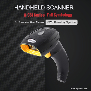 2d Draadloze Barcodescanner Handheld Qr Dm Gs1 Lezer Supermarkt Cmos Barcodelezer A-9512N - Product Image 3